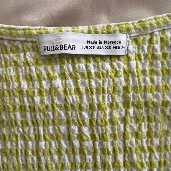Gingham pull & bear crop top - Picture 3 of 5